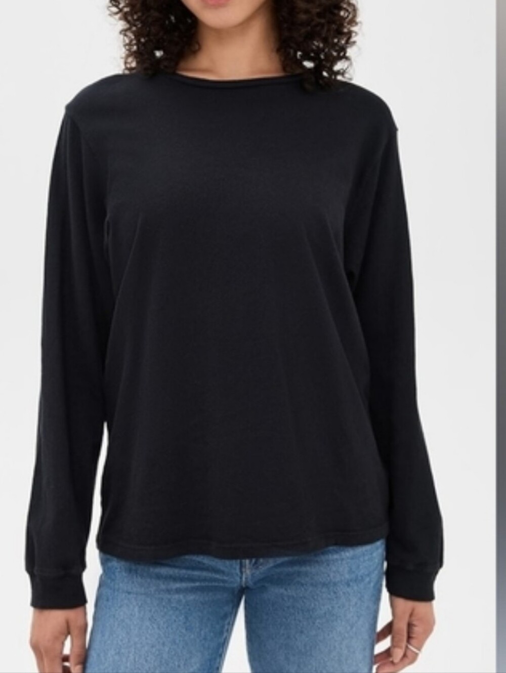 SHEIN Classic Black Long Sleeve Top